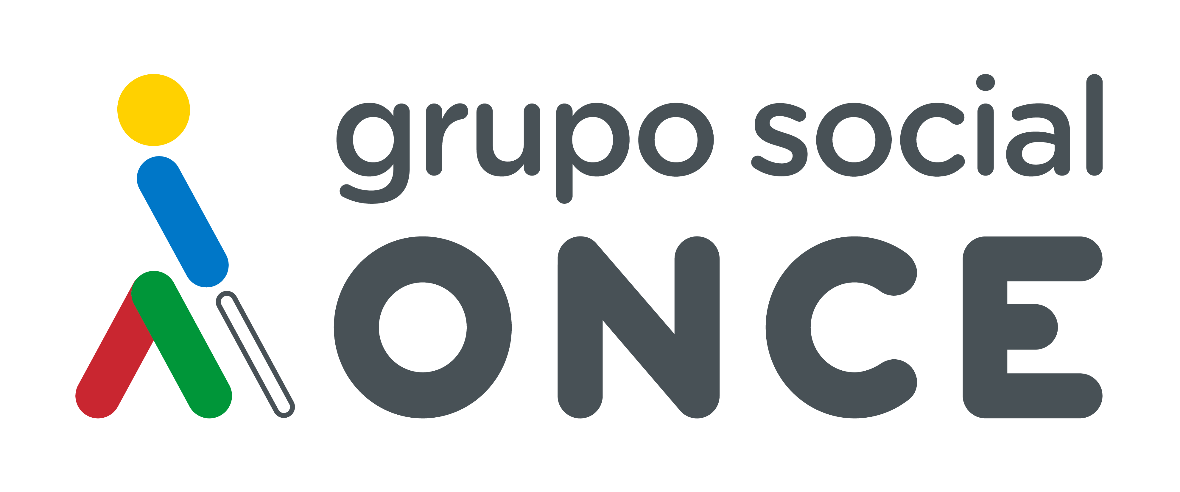 Logotipo Grupo Social ONCE. Fundación ONCE, ILUNION Y ONCE